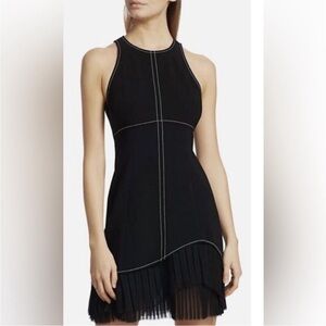 Cinq à Sept Cathy Sleeveless Crepe Minidress with Pleating - Sz 2